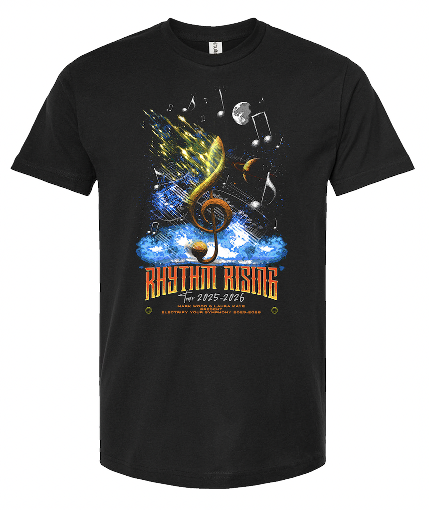 EYS Rhythm Rising Tour 2025-2026 tee — Mark Wood